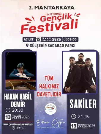 2. Mantarkaya Gençlik Festivali Başlıyor