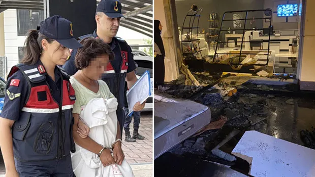 Antalya'da iş yeri ve minibüsü kundaklamıştı! Tutuklandı