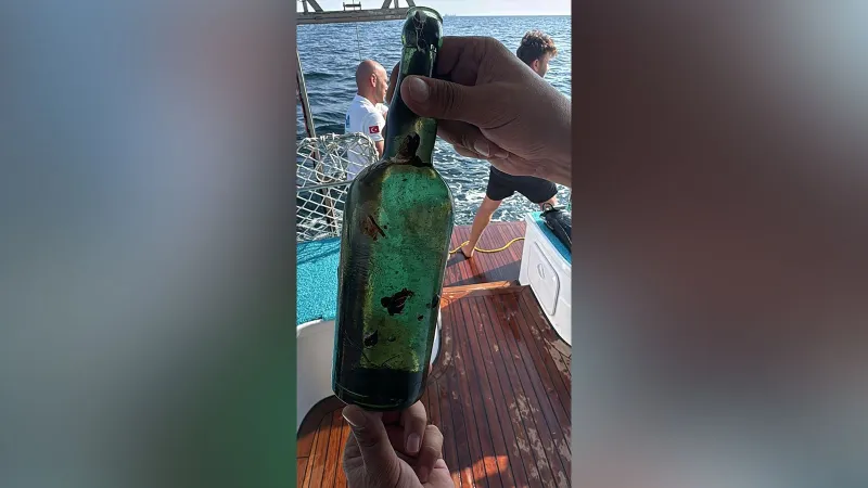 Çanakkale'de Batıkta 110 Yıllık Şarap! İçinde Ne Var?