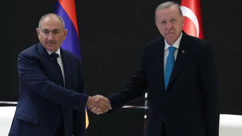 Cumhurbaşkanı Erdoğan, Ermenistan Başbakanı Paşinyan’ı kabul etti
