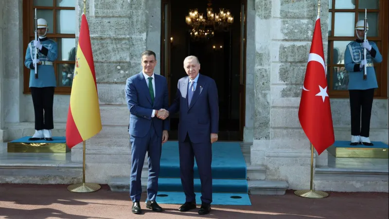 Cumhurbaşkanı Erdoğan, İspanya Başbakanı Sanchez'i kabul etti