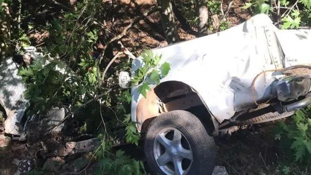 Feci kaza! Uçurumdan yuvarlanan kamyonetteki iki kişi öldü
