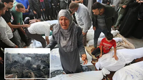 Gazze'de can kaybı 55 bin 207 oldu