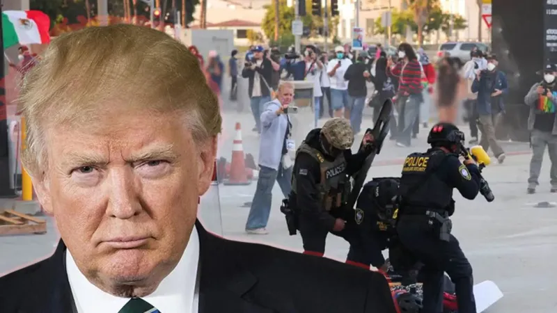 Göçmen krizi Los Angeles’ta tırmanıyor: Trump’ın asker gönderme kararı tepki çekti