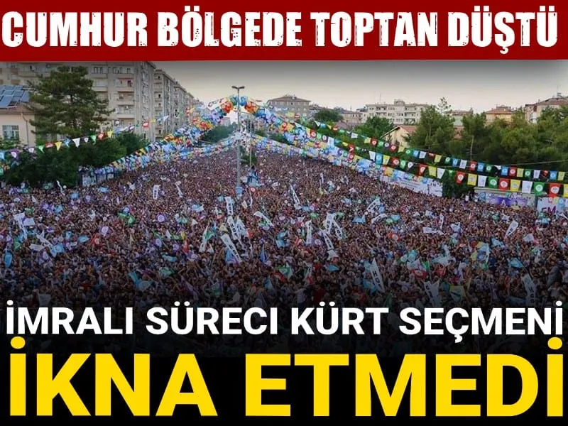 İmralı Süreci Fiyaskosu! Kürtler AK Parti'ye Sırtını Döndü
