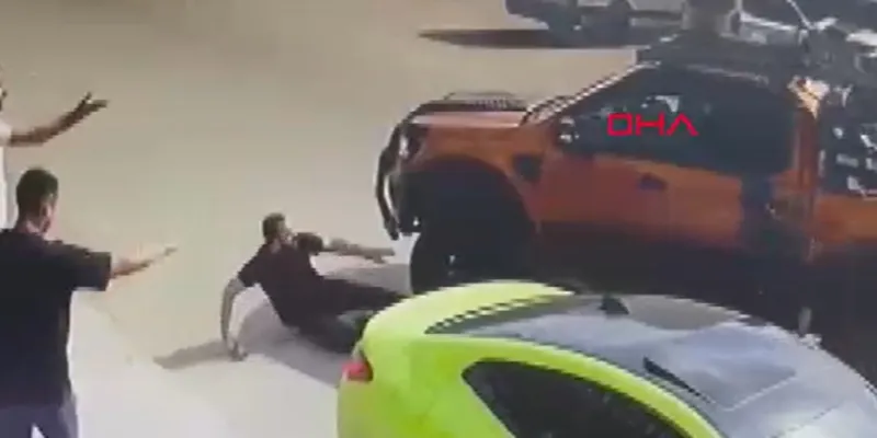 Şaka için üzerine sürdü: Arabayla arkadaşını ezdi