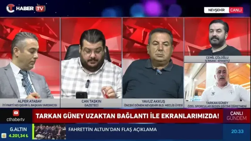 Tarkan Güney, Telekonferans Yöntemiyle Canlı Gündem'de Konuştu! 